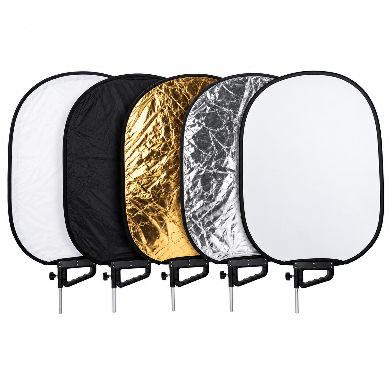Strobepro 5 in 1 Folding Reflector with Stand Mount