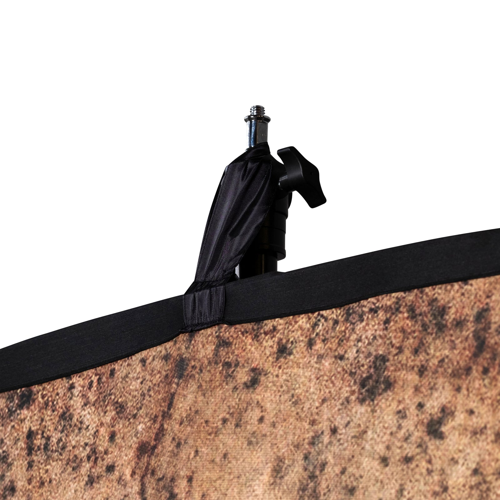 Fondo flexible de doble cara Strobepro de 5 x 7 pulgadas - Marrón digital/gris