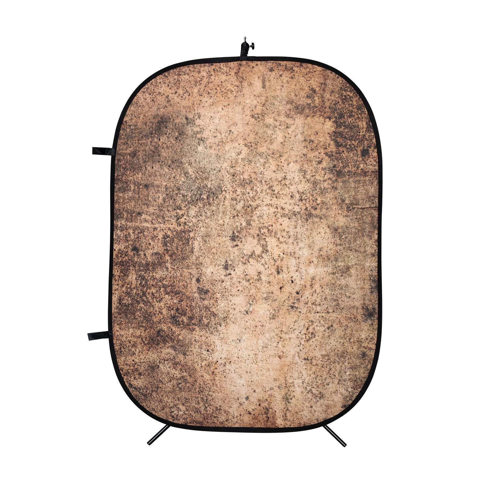 Fondo flexible de doble cara Strobepro de 5 x 7 pulgadas - Marrón digital/gris