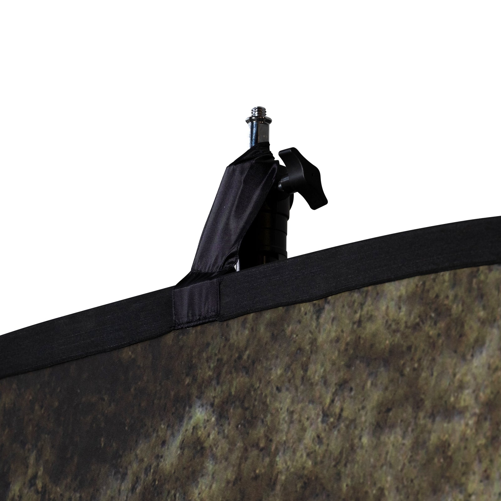 Fondo flexible de doble cara Strobepro de 5 x 7 pulgadas - Verde digital/gris