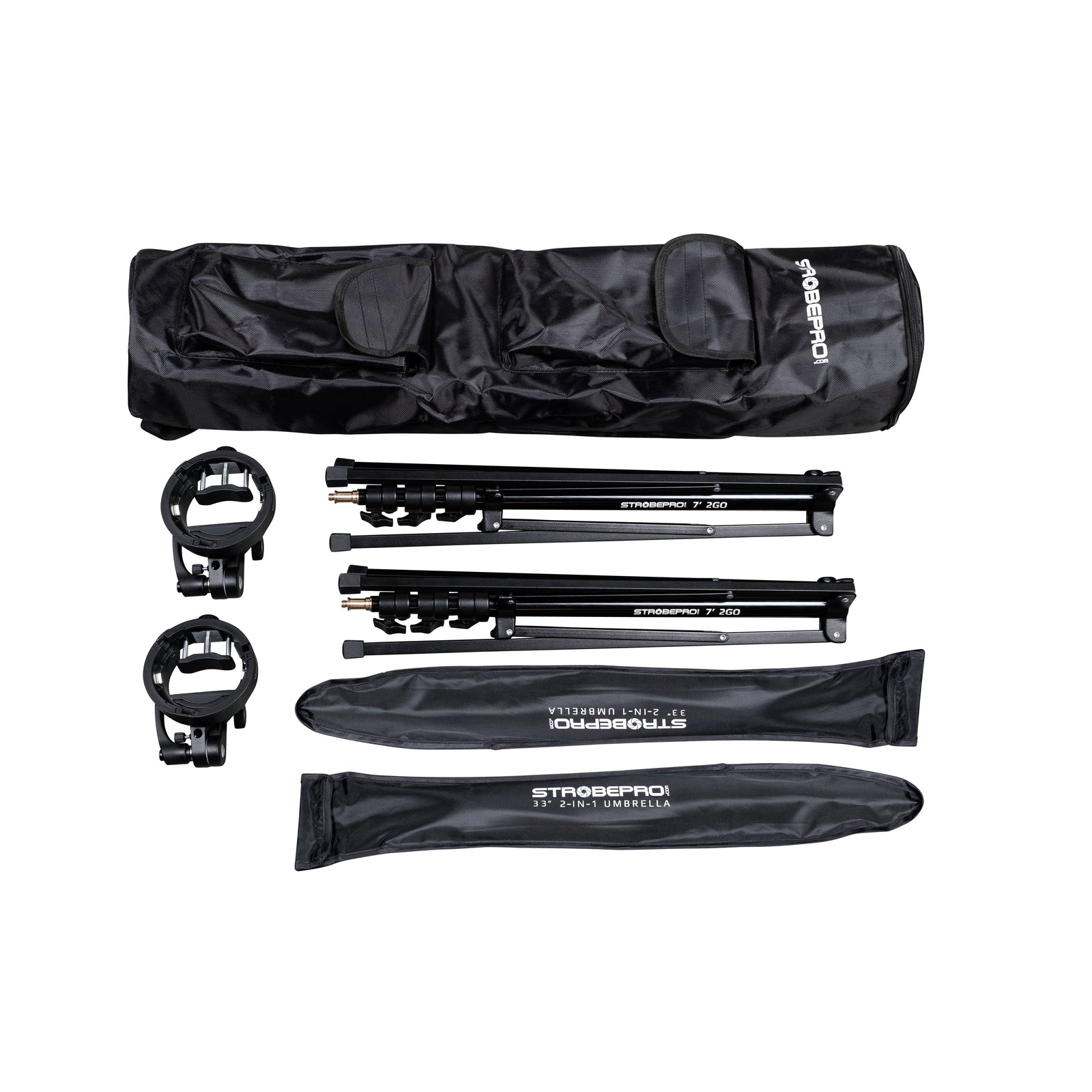 Kit de paraguas con flash Speedlite Strobepro - Doble