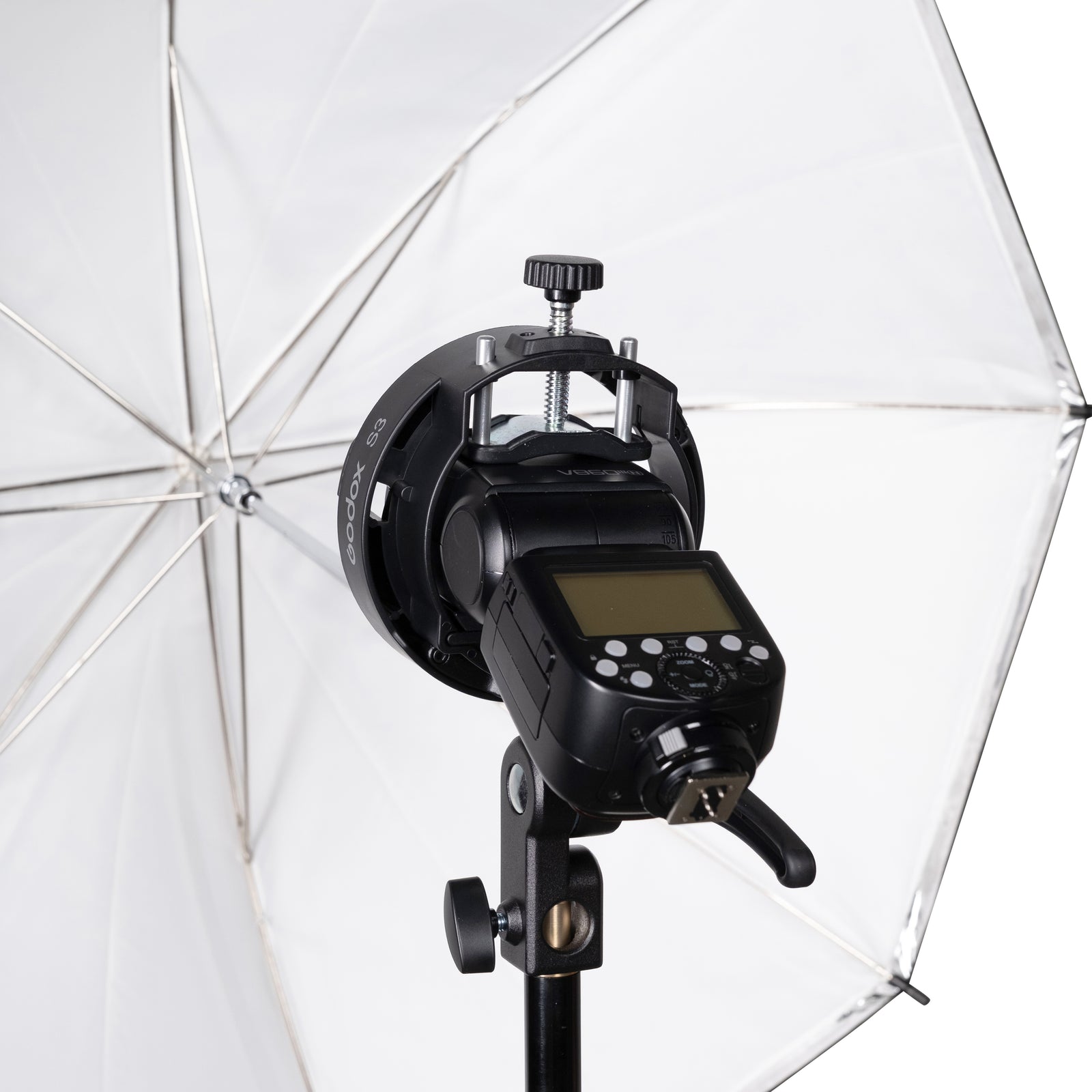 Kit de paraguas con flash Speedlite Strobepro - Doble