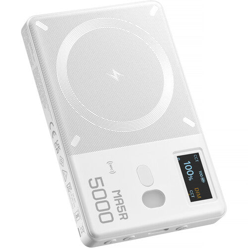 Godox MA5R RGB LED Light and Power Bank (White)