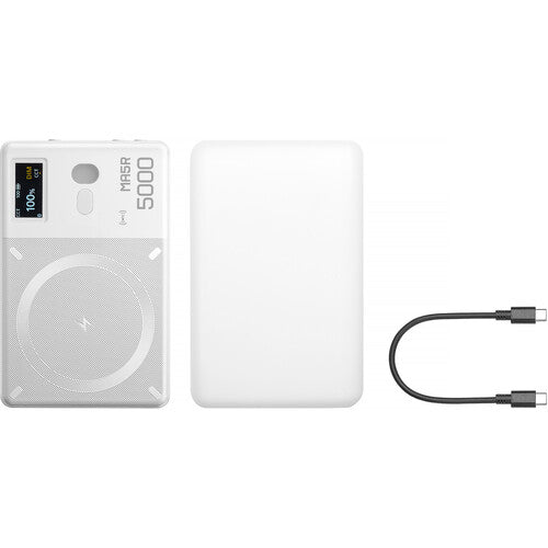 Godox MA5R RGB LED Light and Power Bank (White)