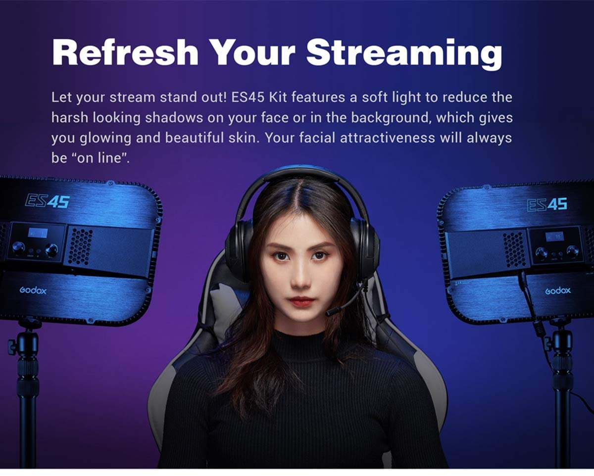 Kit d'éclairage LED bicolore Godox ES45