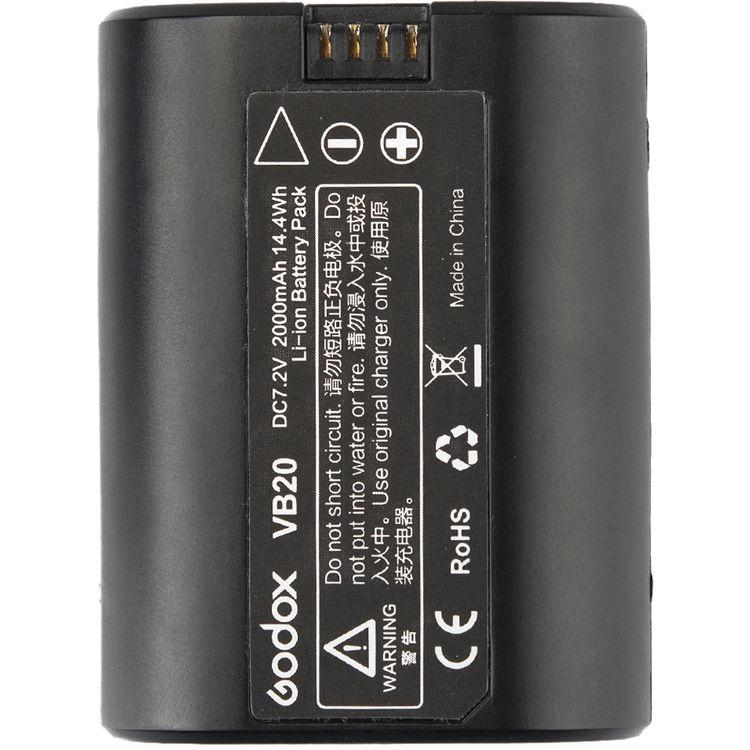 Strobepro XB20 (Godox VB20) Battery for X35 LITHIUM TTL Flash - Strobepro Studio Lighting