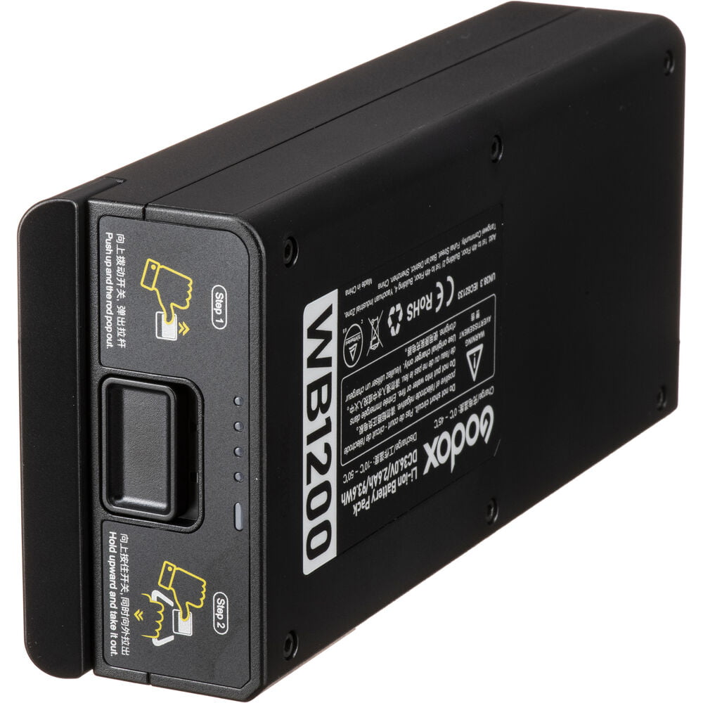 Batería Godox WD1200 para AD1200 Pro (36 V, 2600 mAh)