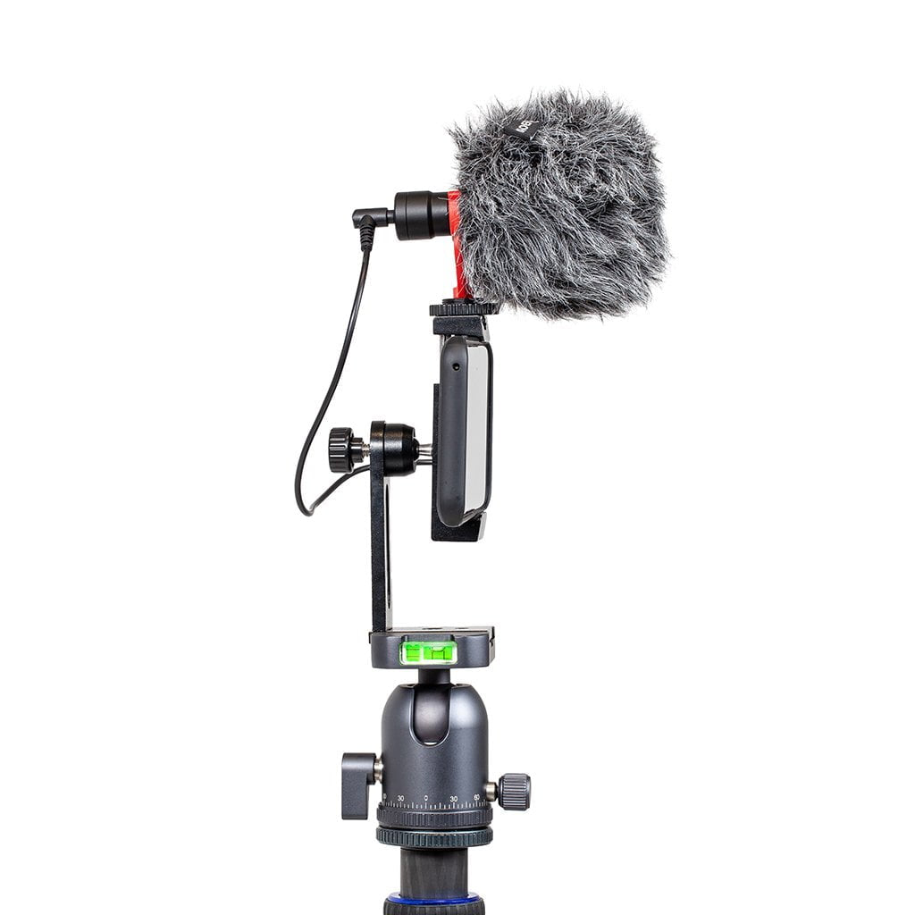 Strobepro L-Bracket Ball Head Adjustable Metal Smartphone Holder