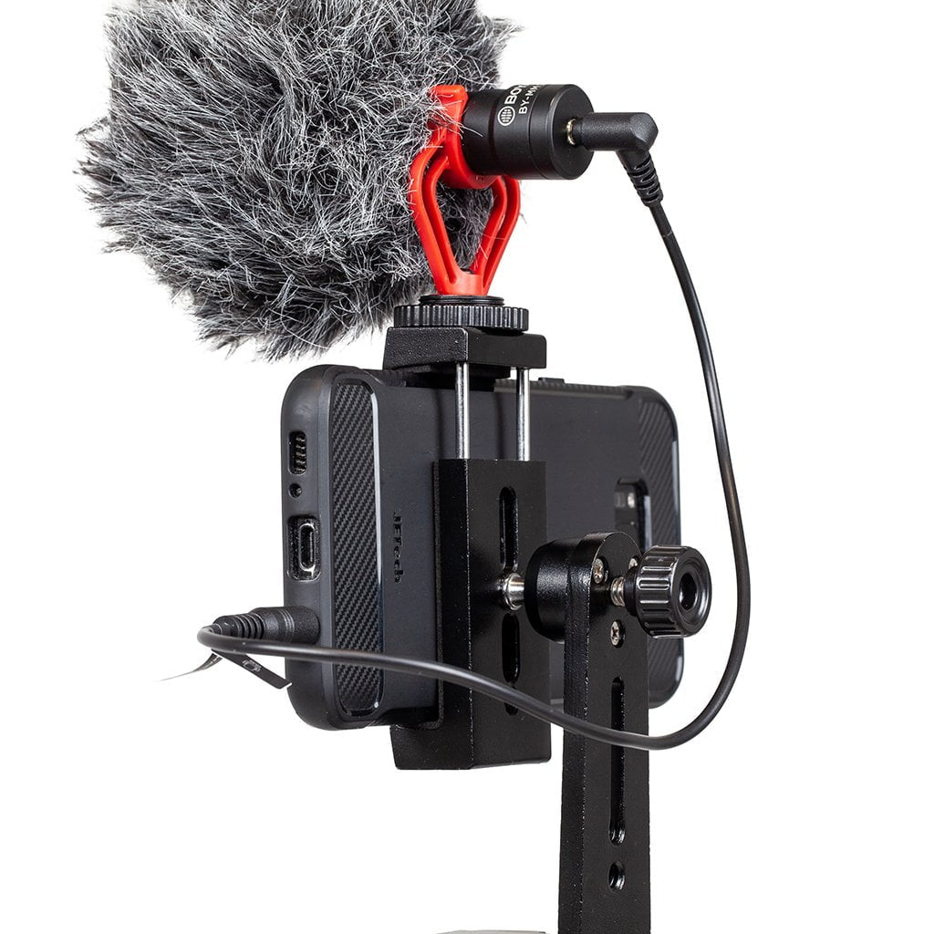 Strobepro L-Bracket Ball Head Adjustable Metal Smartphone Holder