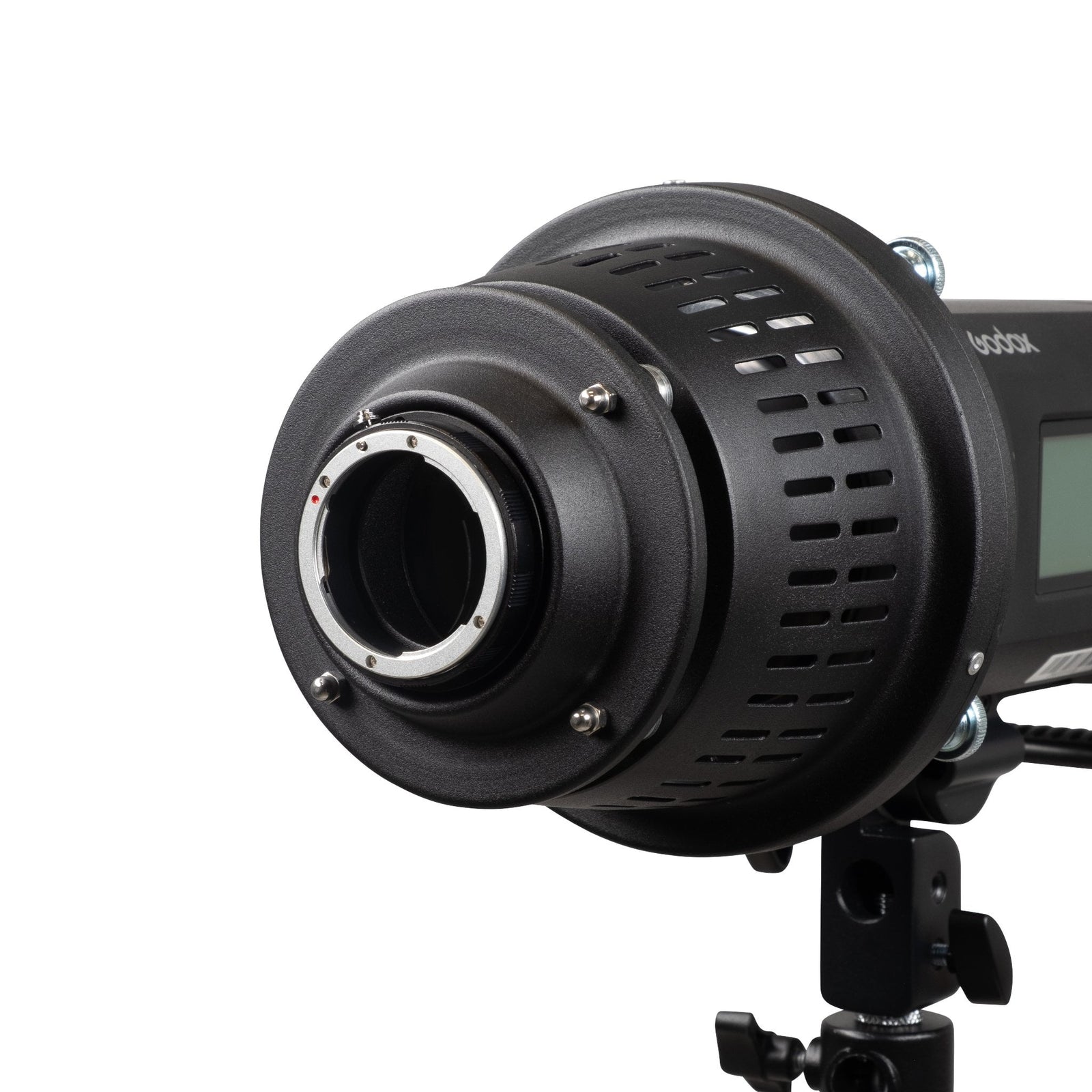 Adaptador de lente Nikon con montura F para Strobepro Optical Snoot II