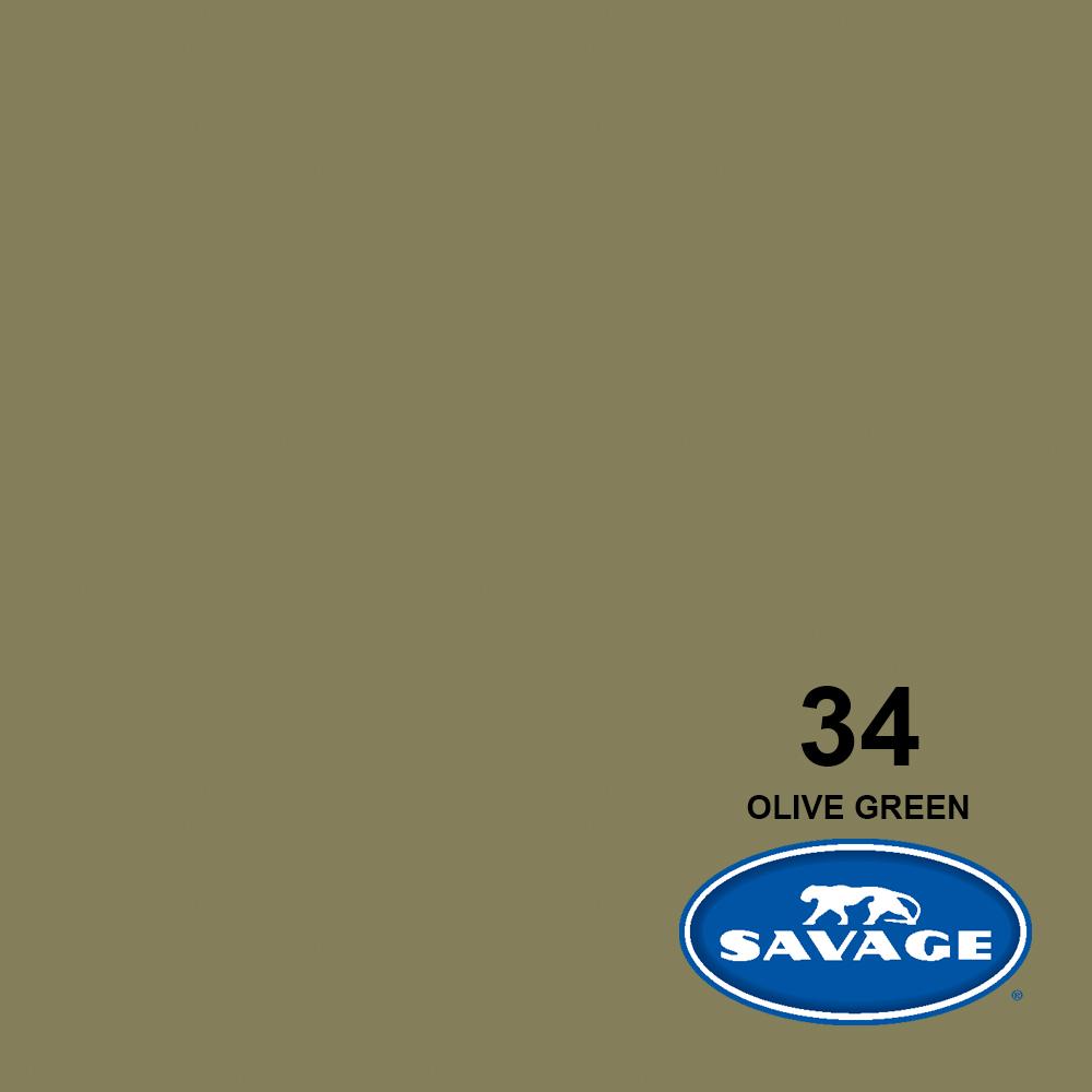 Papel sin costuras Savage de 7 pies - Verde oliva n.° 34