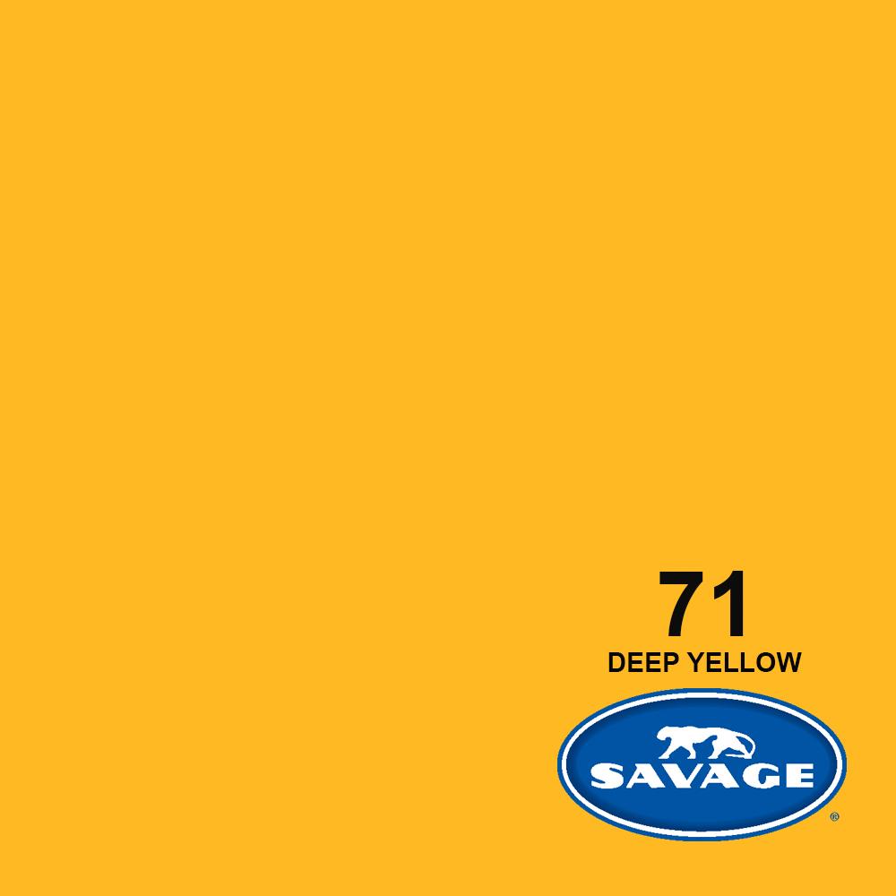 Savage Seamless Paper 9'- Deep Yellow #71