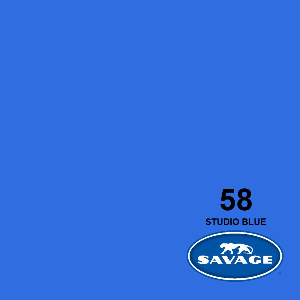 Papel sin costuras Savage de 4,5" - Azul estudio n.° 58