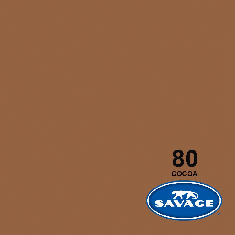 Papel sin costuras Savage de 7 pies - Cacao n.° 80