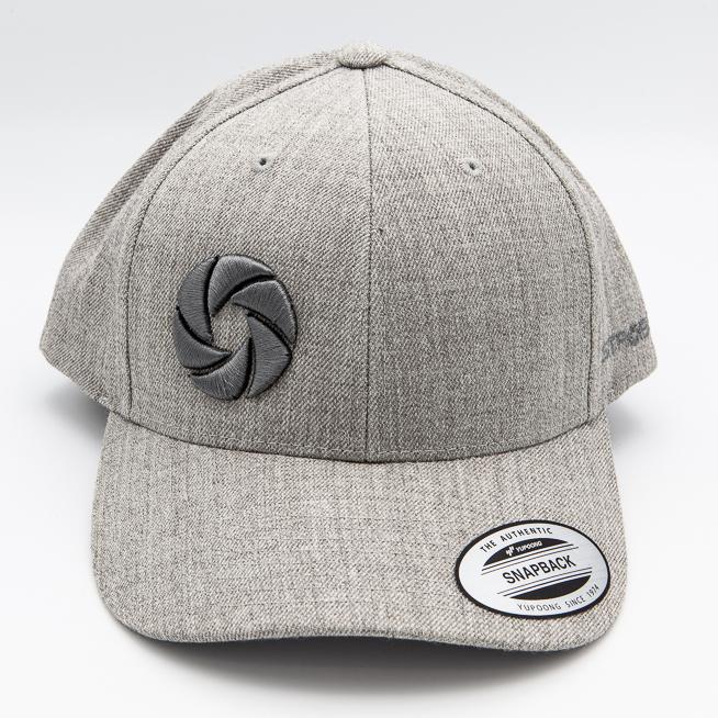 Gorra Strobepro de perfil medio con cierre a presión - GRIS JASPEADO