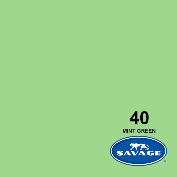 Papel sin costuras Savage de 7 pies - Verde menta n.° 40