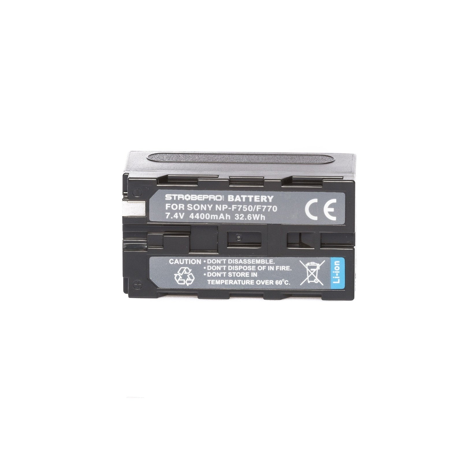 Strobepro Sony Compatible NP-F750 Battery - Strobepro Studio Lighting
