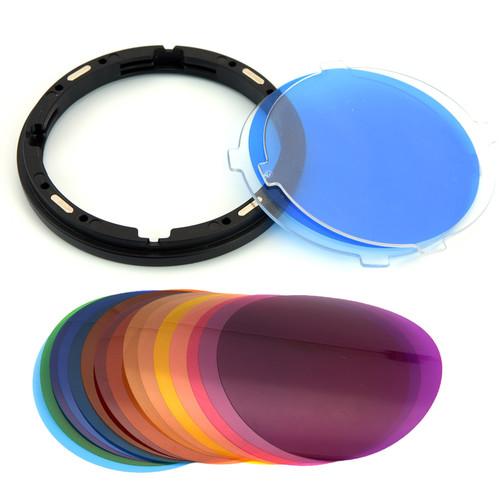 Godox V-11C Colour Effect Gel Kit for Round Heads - Strobepro Studio Lighting