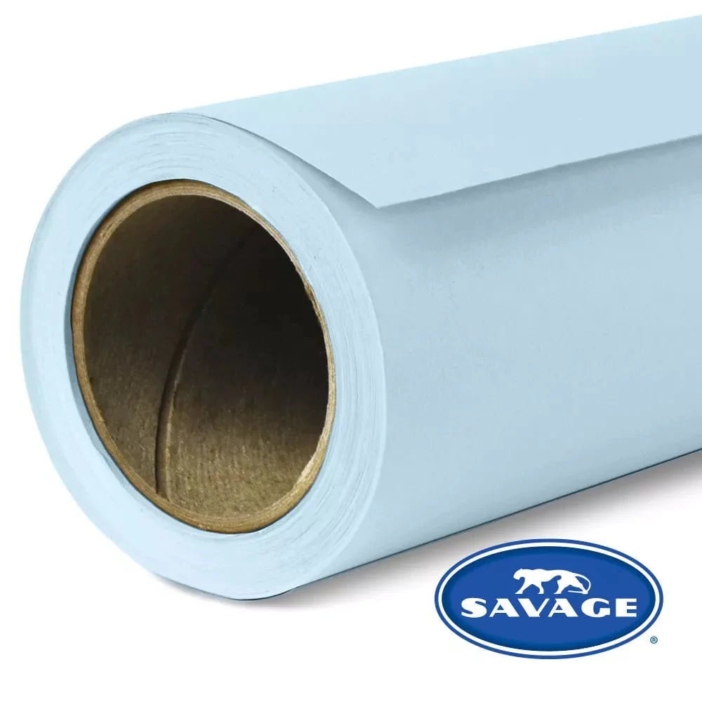 Savage Seamless Paper 9'- Blue Mist #41