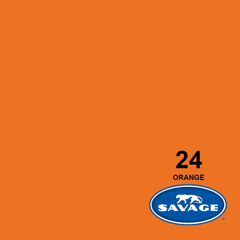 Papel sin costuras Savage de 7 pies, naranja n.° 24