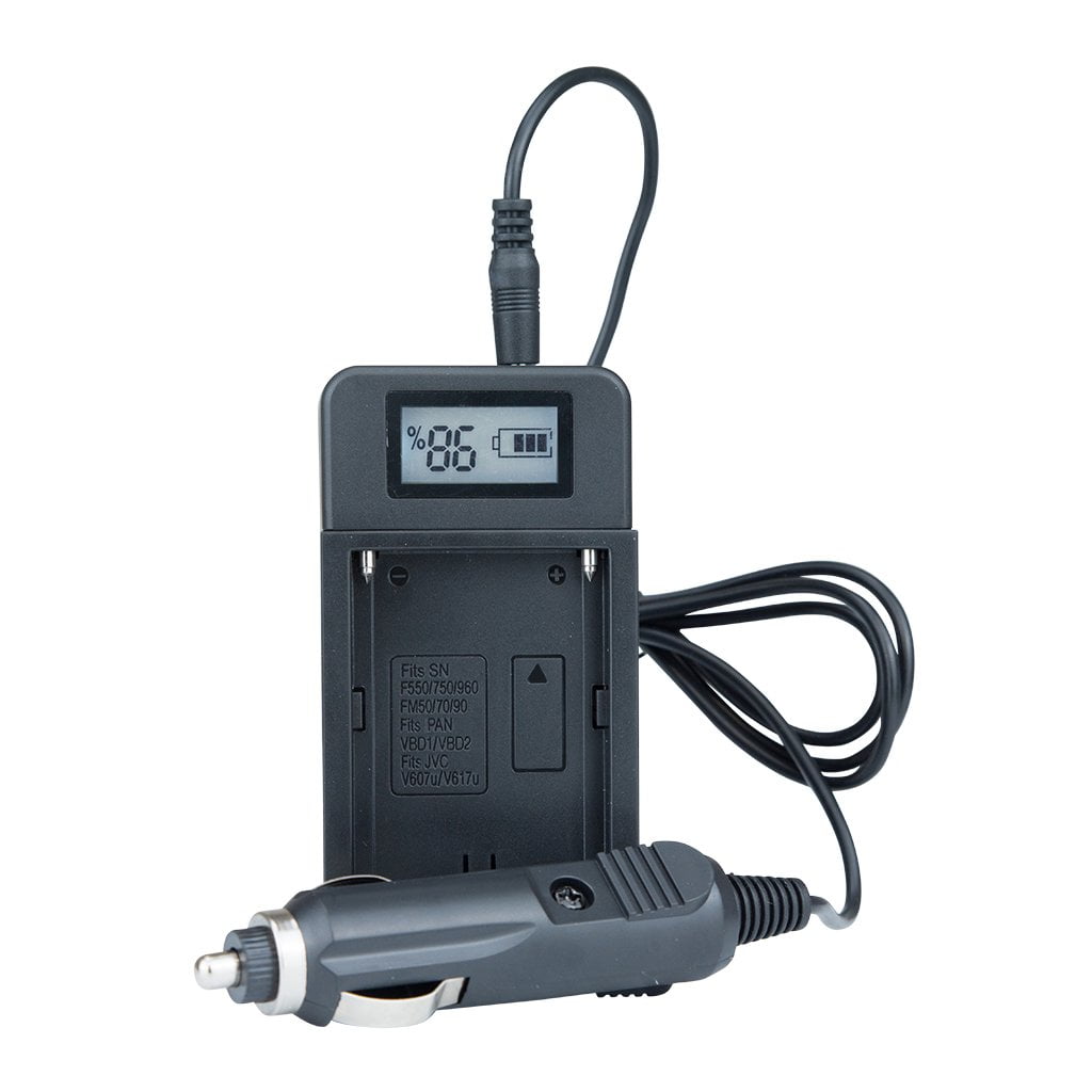 Strobepro Battery Charger - Sony NP-F750 NP-F570 NP-F970 Compatible - Strobepro Studio Lighting