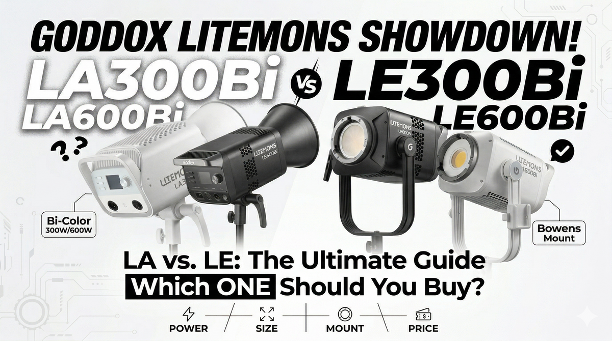 Godox LA vs LE Lights – What’s the Difference?