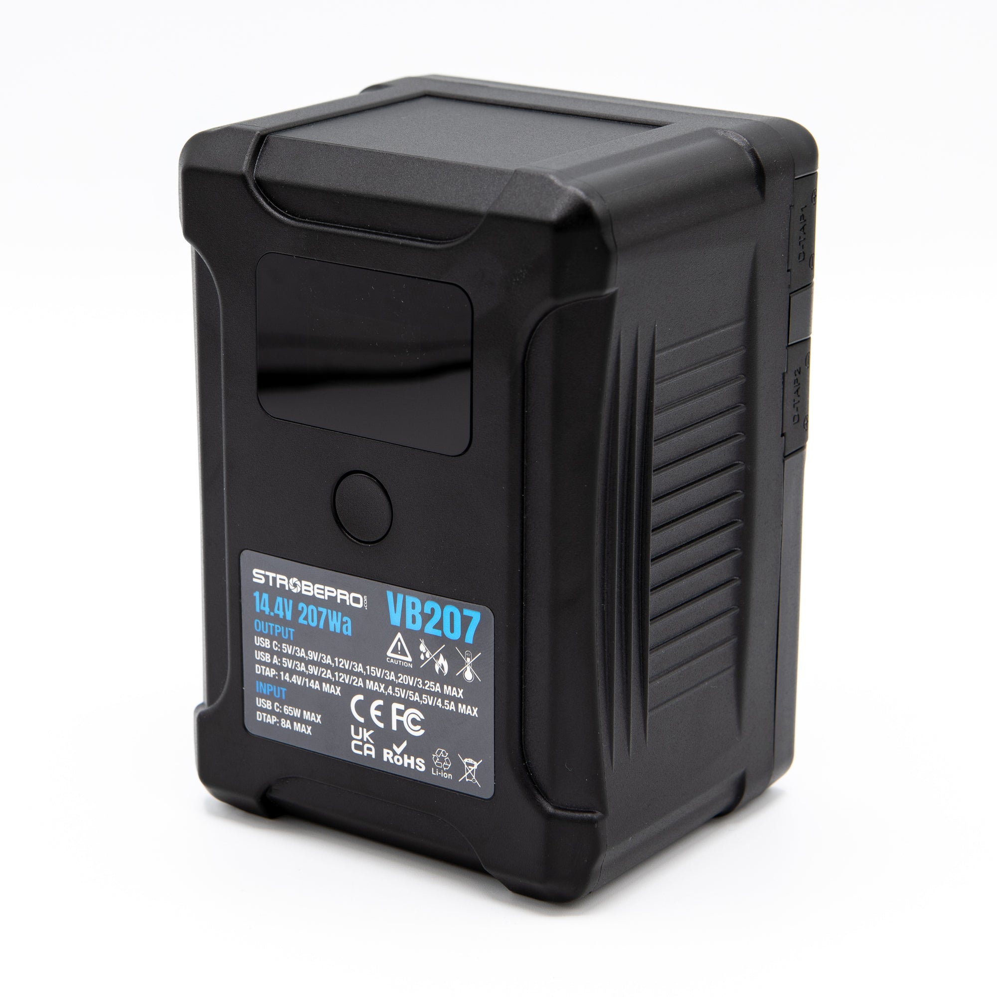 Strobepro BP-VL207 Smart V Mount Battery-LCD 207Wh 14.4V Li-on