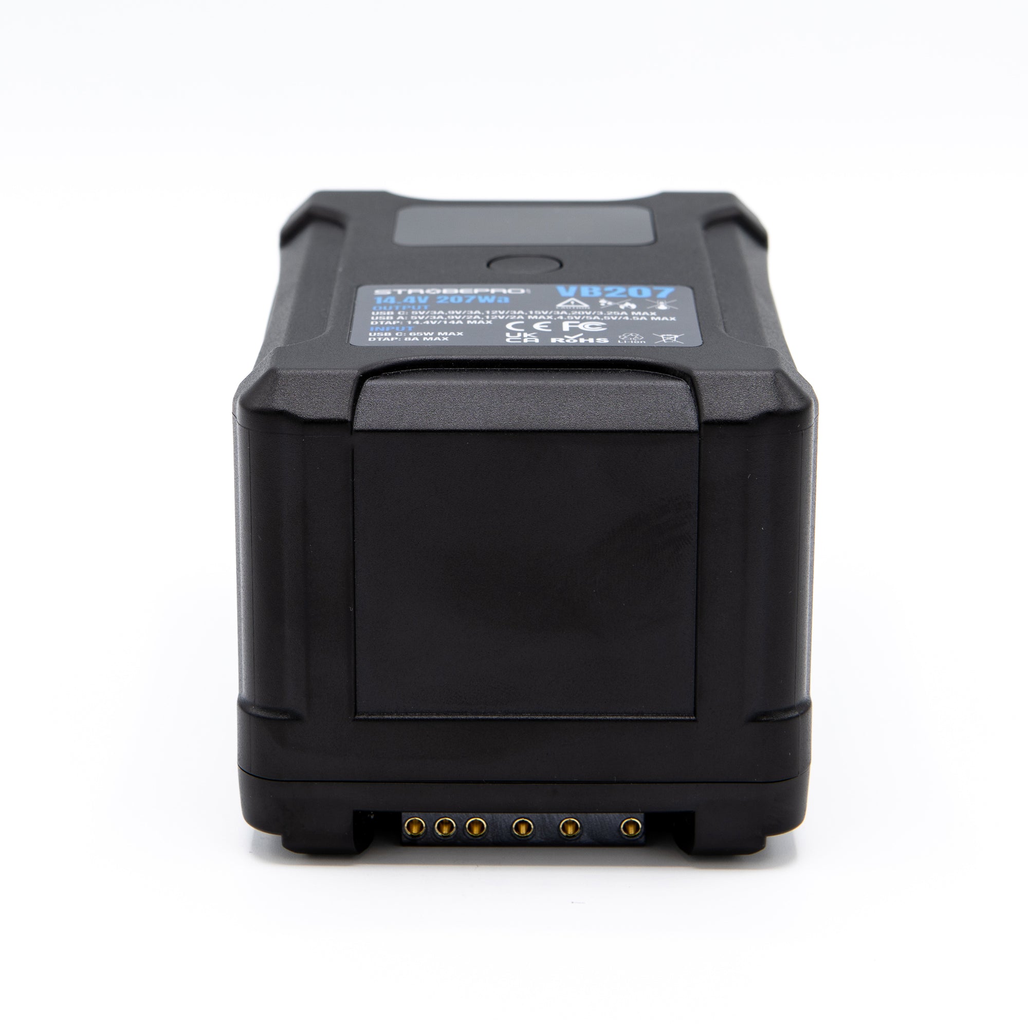 Strobepro BP-VL207 Smart V Mount Battery-LCD 207Wh 14.4V Li-on
