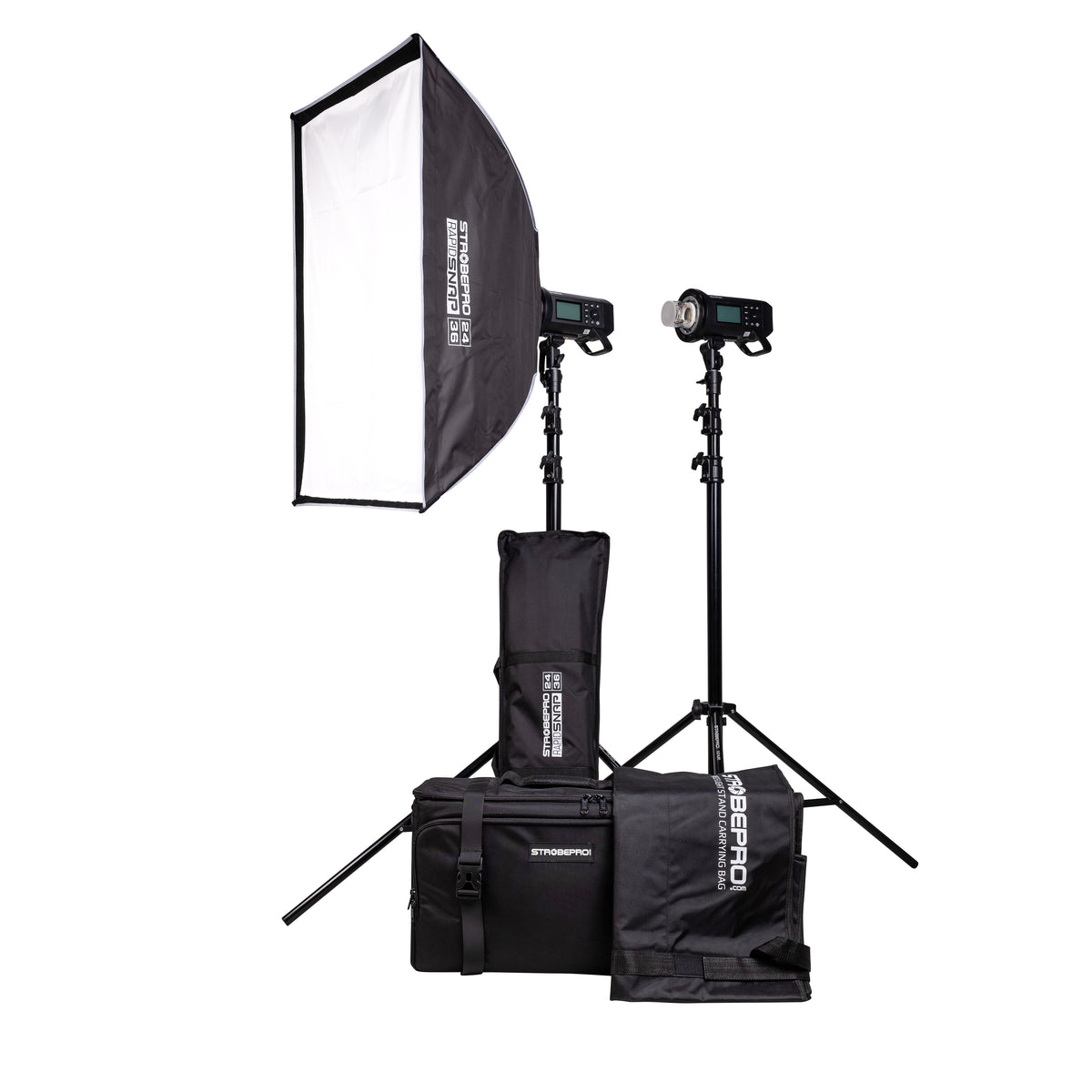 AD400 Pro II Battery Powered Location Kit - Two Lights