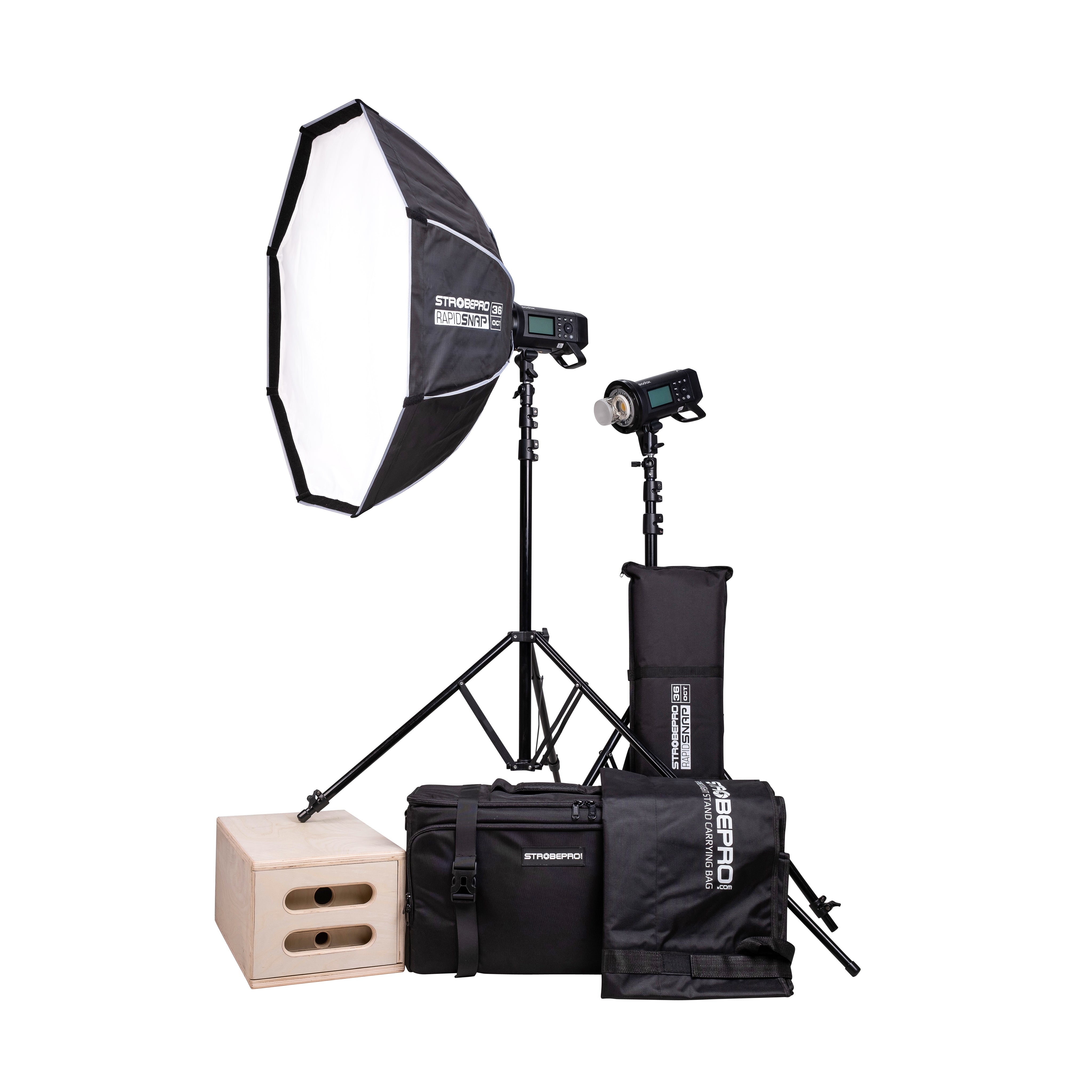 AD400 Pro II Battery Powered Location Kit - Two Lights - Strobepro Studio  Lighting