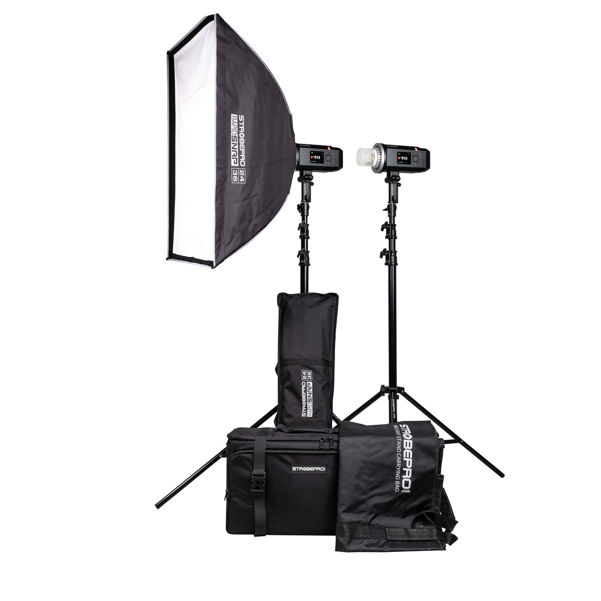 AD600BMII Battery Powered Location Kit - Two Lights