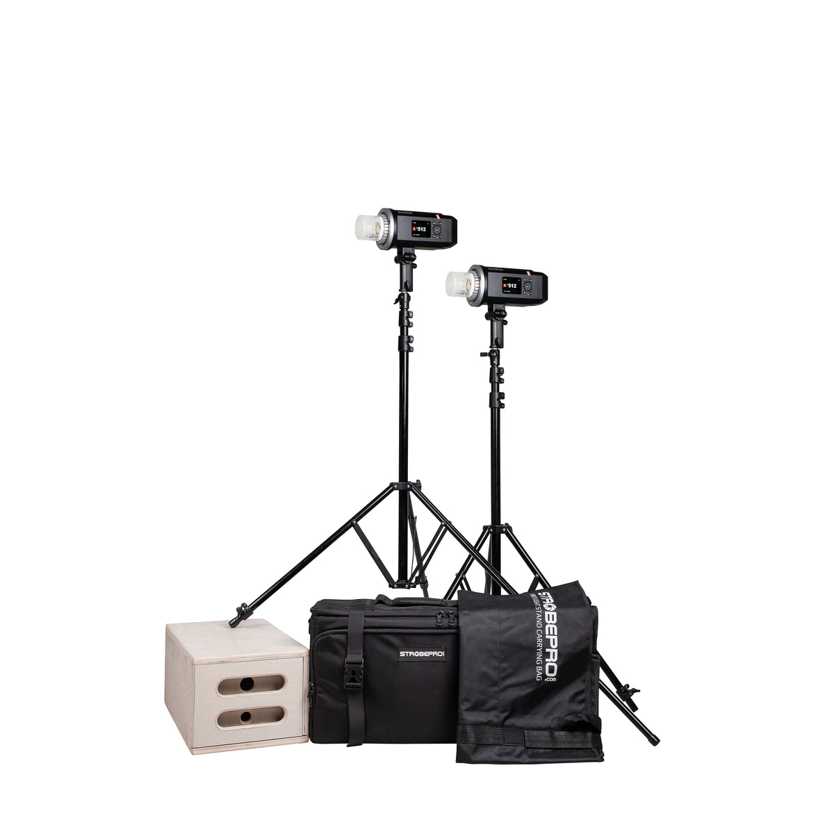 AD600BMII Battery Powered Location Kit - Two Lights