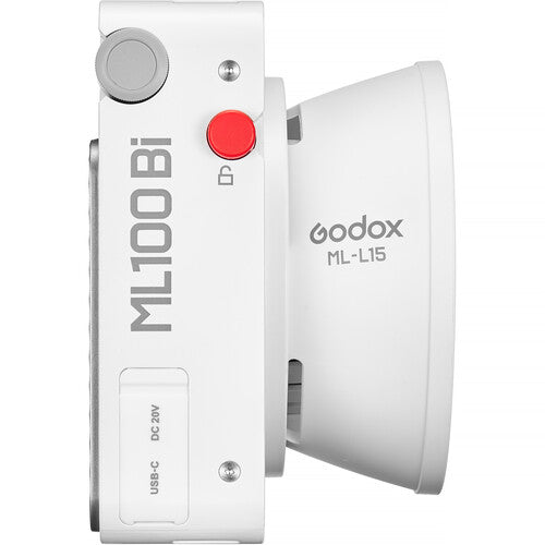 Godox ML100Bi K1 Portable LED Light (2 Lens & Power Bank Holder Kit)