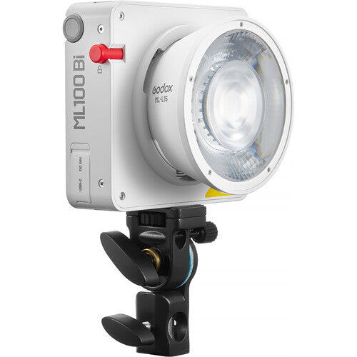 Godox ML100Bi K1 Portable LED Light (2 Lens &amp; Power Bank Holder Kit)