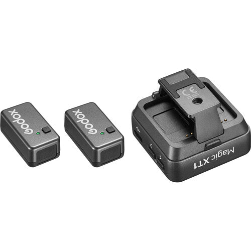 Godox Magic XT1 ワイヤレスマイクセット Godox Magic XT1 Wireless Microphone Kit with 2 Transmitters