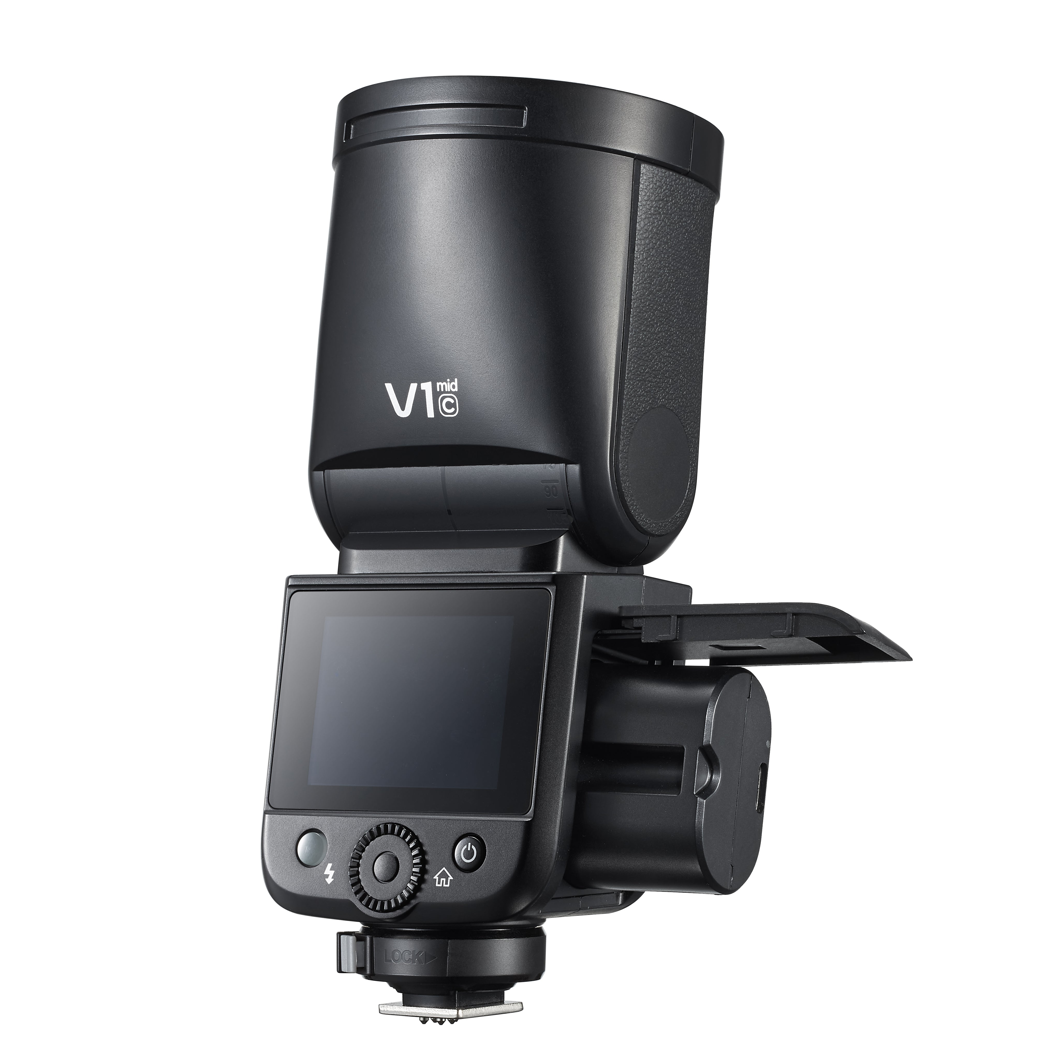 Godox V1-N TTL On-Camera Ronde flitser met Godox XPro-N flitsontspanner Compatibel met Nikon-camera's Godox V1-N TTL On-Camera Ronde flitser met Godox XPro-N flitsontspanner Compatibel met Nikon-camera's