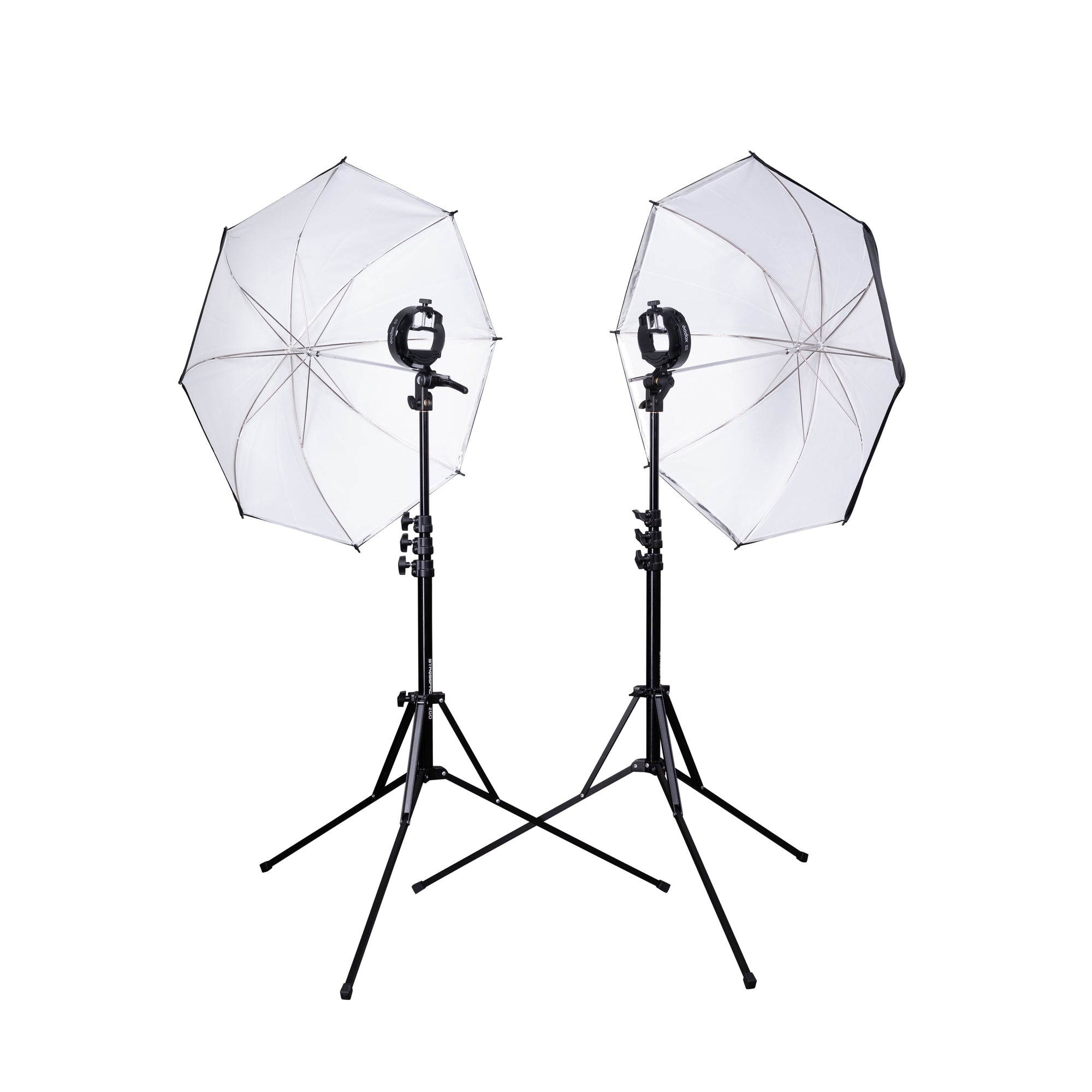 Kit 2 flashes studio120Ws avec 6 parapluies - Appareil Photo
