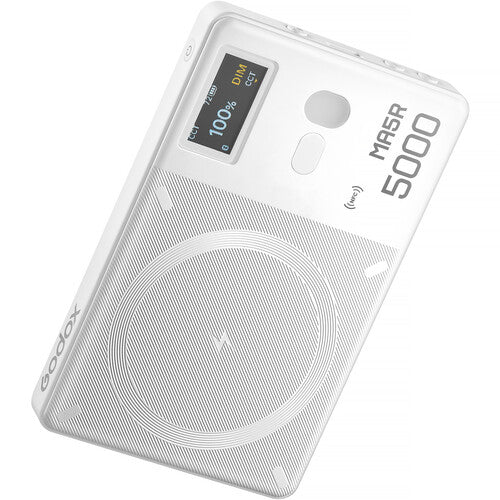 Godox MA5R RGB LED Light and Power Bank (White)