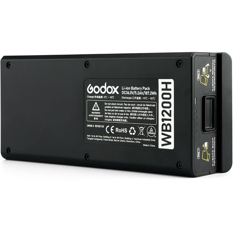 Godox WB1200H High Capacity Battery for AD1200 Pro (36V, 5200mAh)