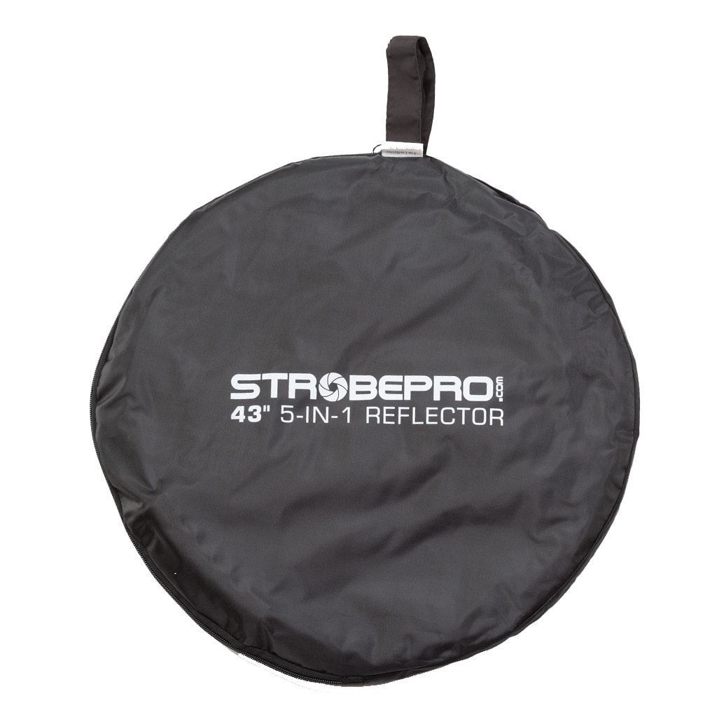 43&quot; 5 in 1 Folding Reflector with Handles - Strobepro Studio Lighting