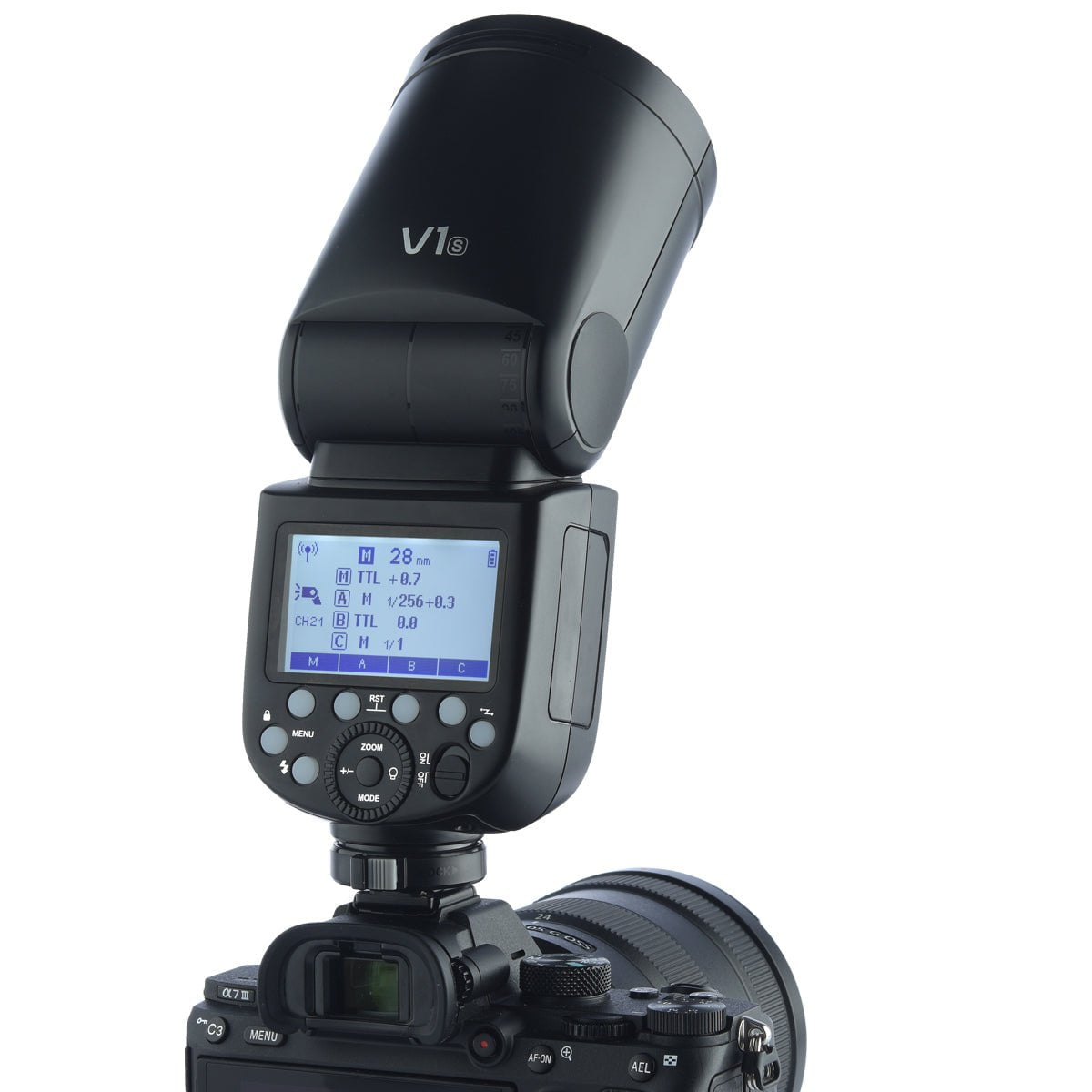 Godox V1S TTL Round Head Lithium Battery Speedlite for Sony