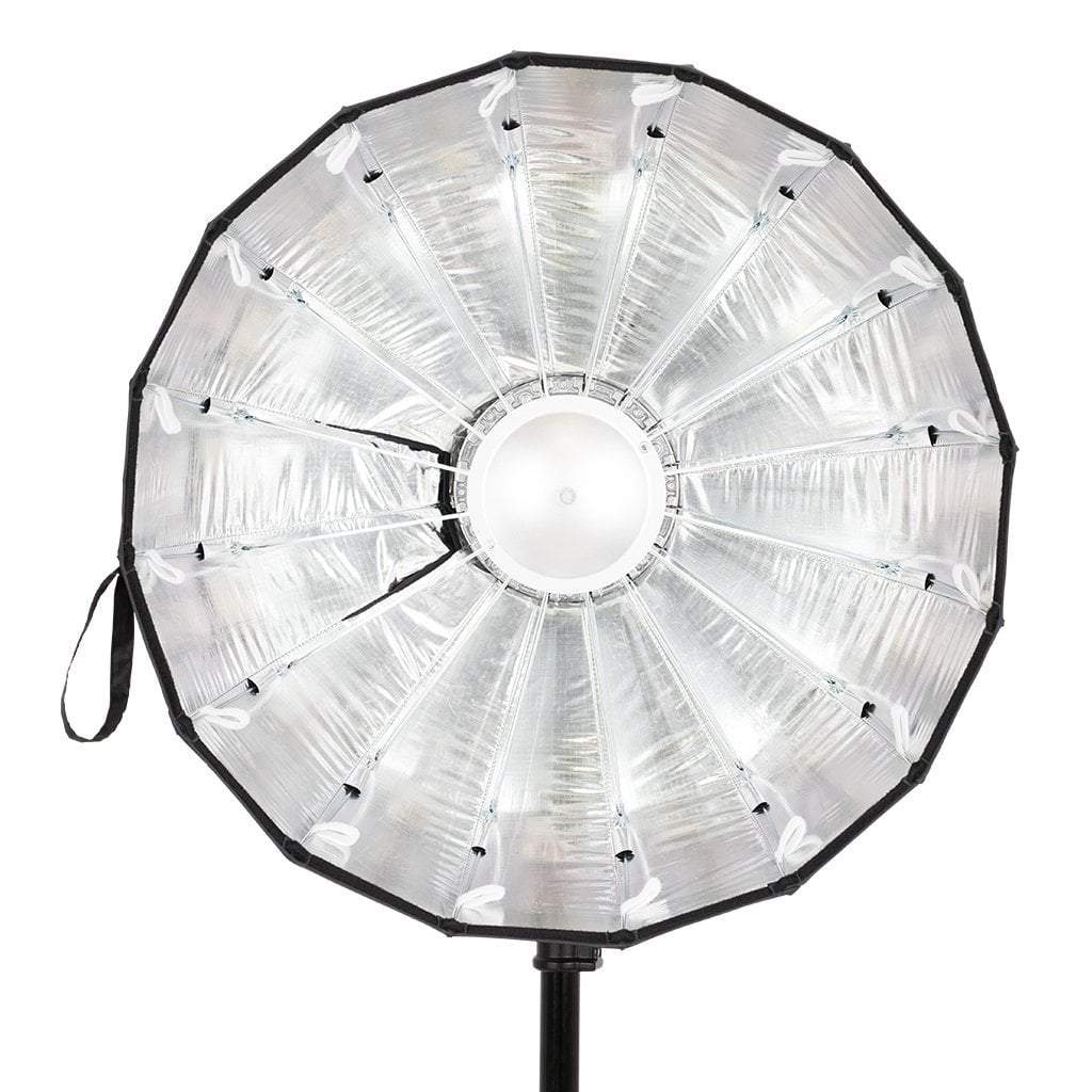 Strobepro 25" Rapid Pro Deep Beauty Dish Kit - Silver - Strobepro Studio Lighting