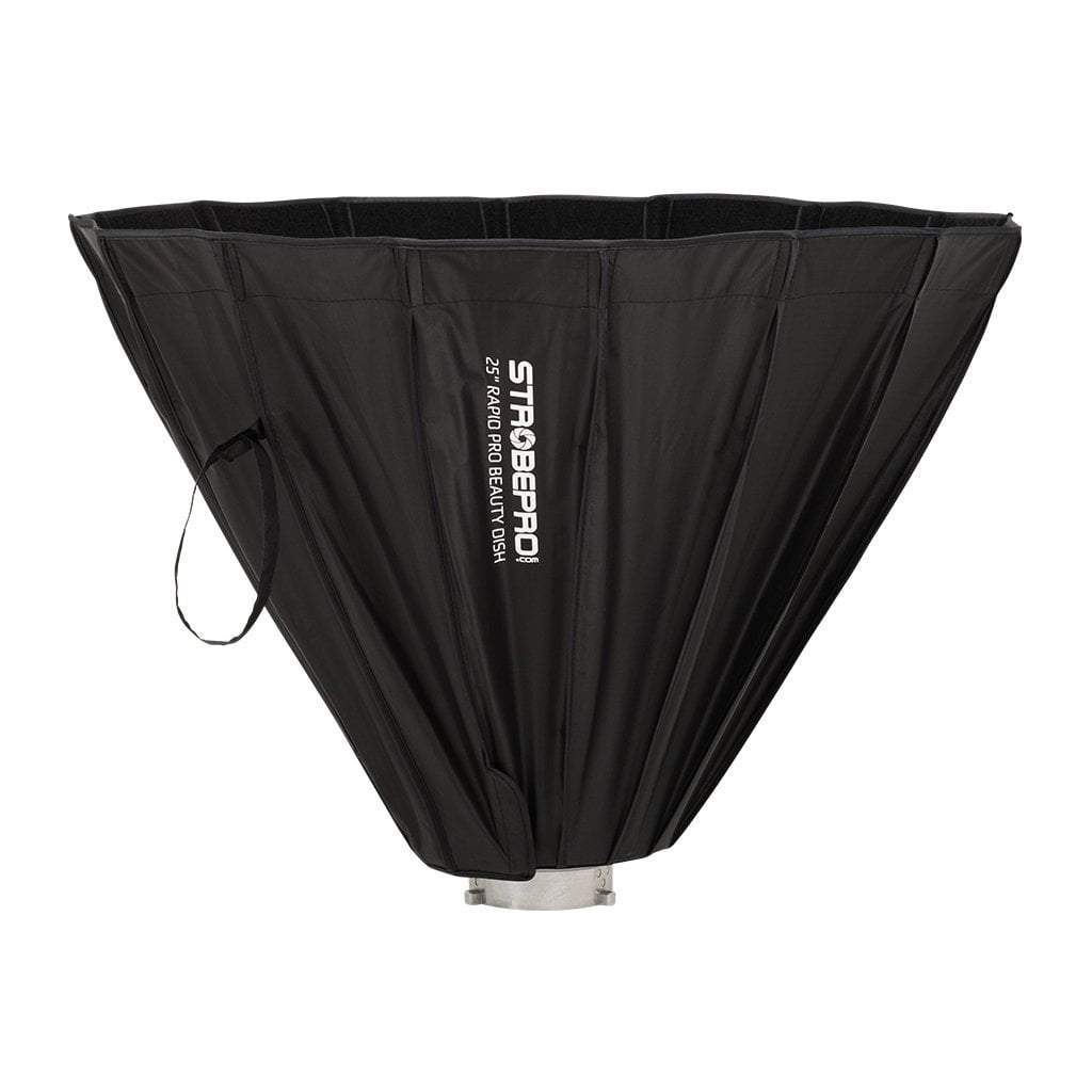 Strobepro 25" Rapid Pro Deep Beauty Dish Kit - Silver - Strobepro Studio Lighting
