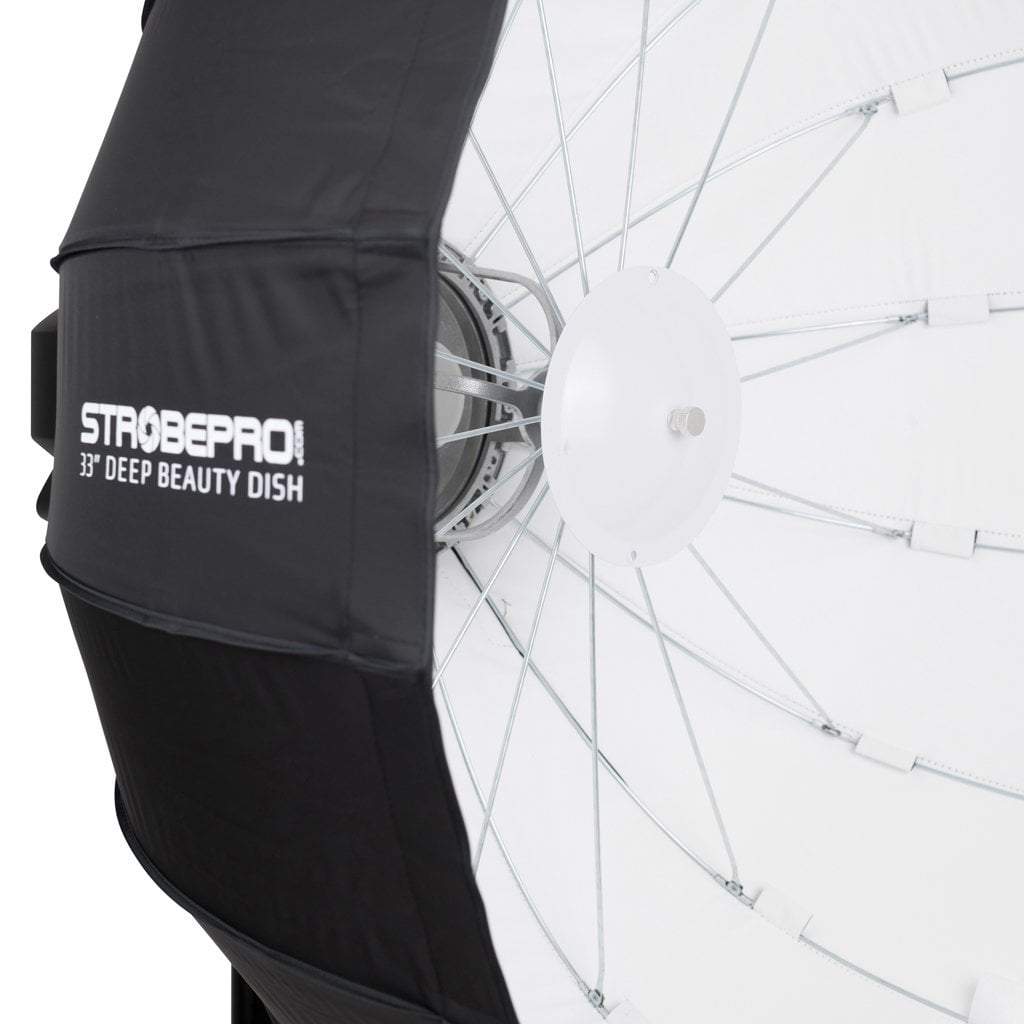33 Inch Rapid Pro Deep Beauty Dish Kit - White - Strobepro Studio Lighting
