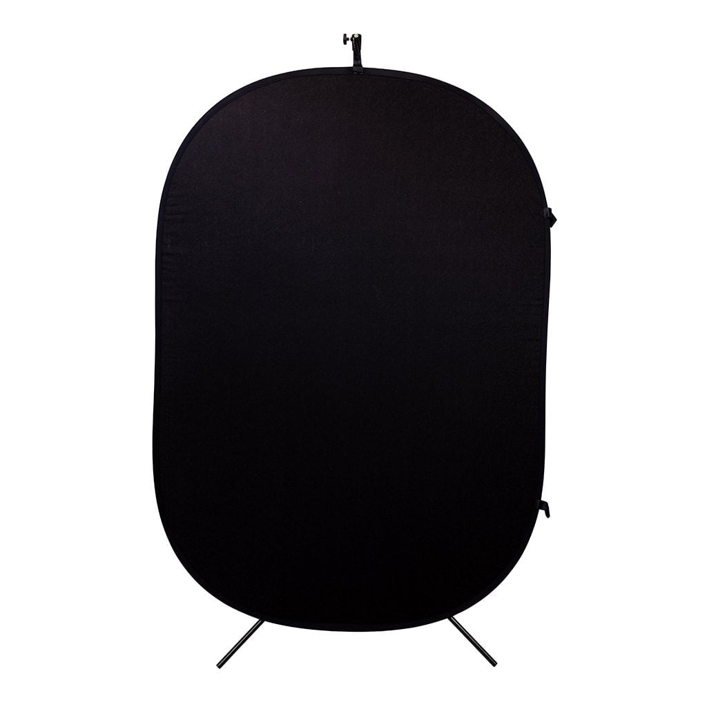 Strobepro 5x7 Double Sided Flexout Backdrop - White / Black