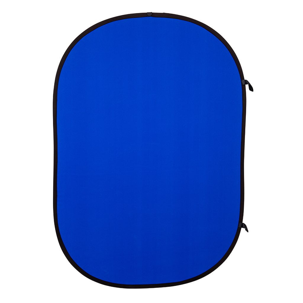 Strobepro 5x7 Double Sided Flexout Backdrop - Chromakey Green / Blue