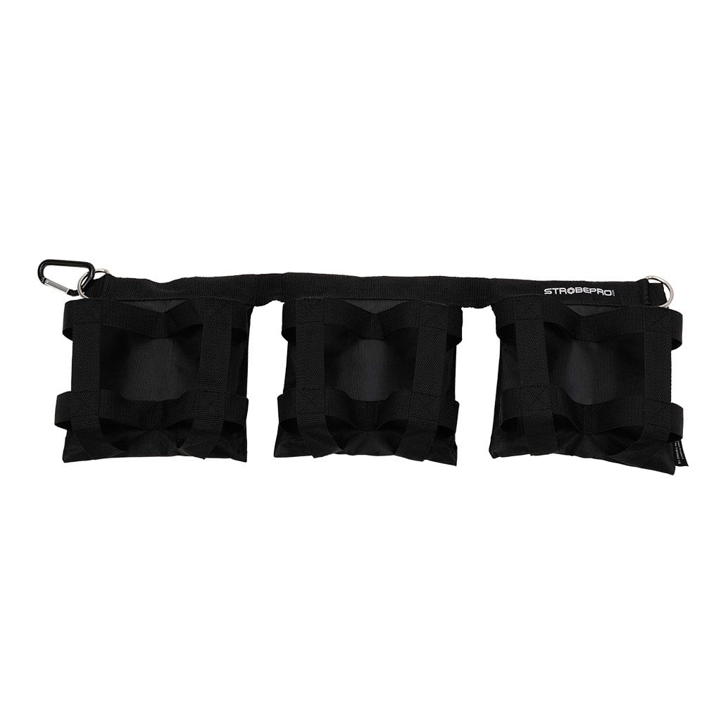 Strobepro Deluxe Tri-Sandbag - Unfilled - Strobepro Studio Lighting