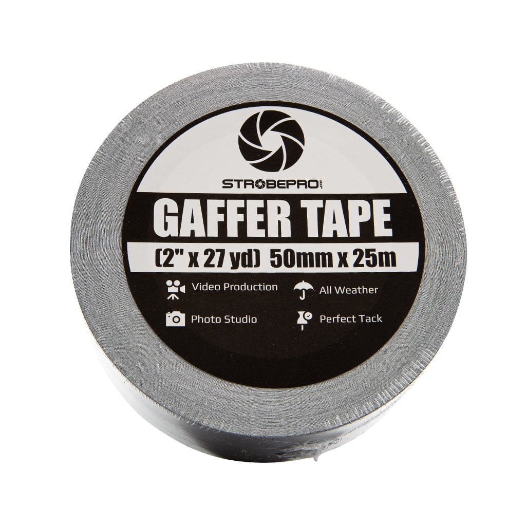 Strobepro Gaffer Tape - Black 2 inch x 27 yards