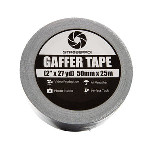 Strobepro Gaffer Tape - Black 2 inch x 27 yards