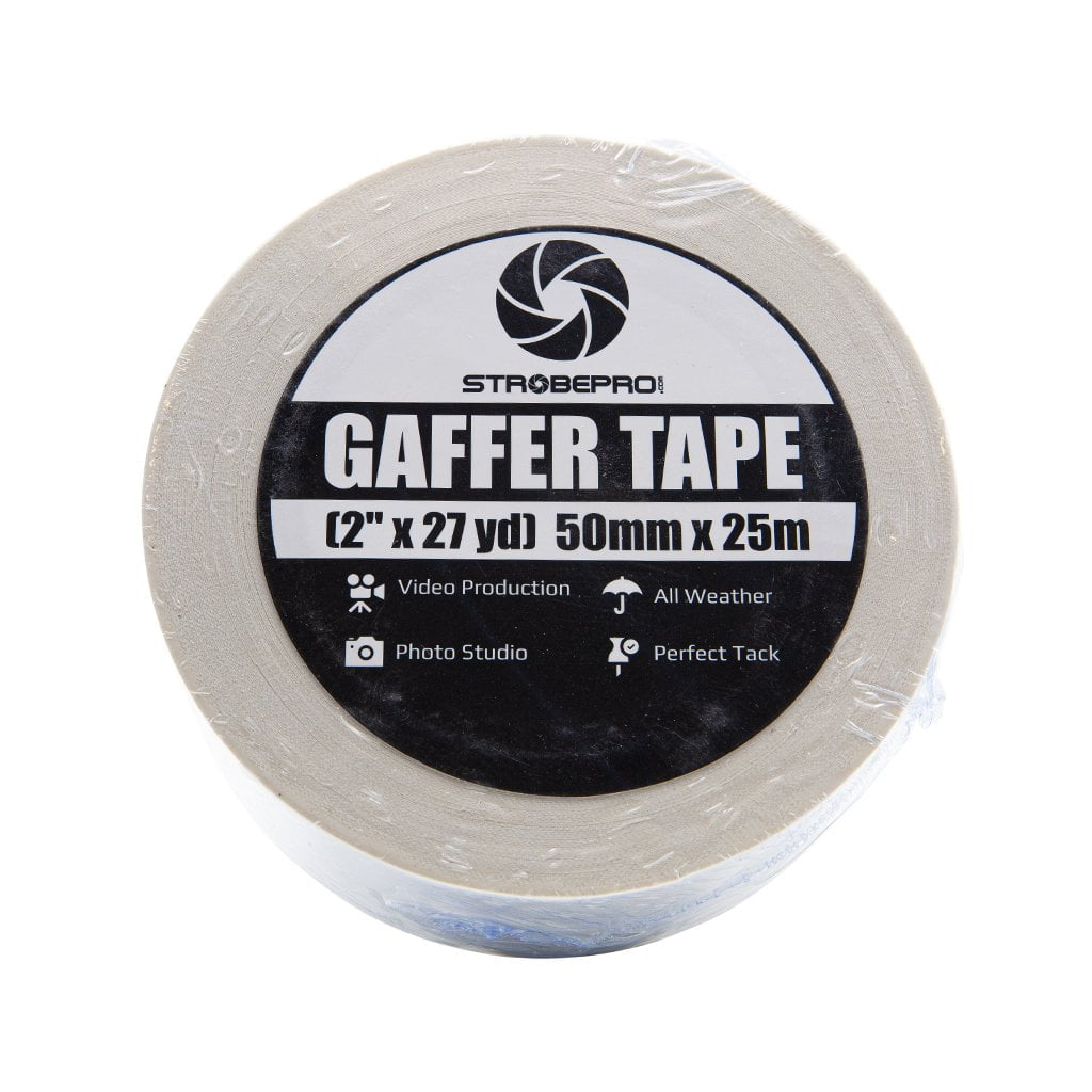 Strobepro Gaffer Tape - White 2 inch x 27 yards